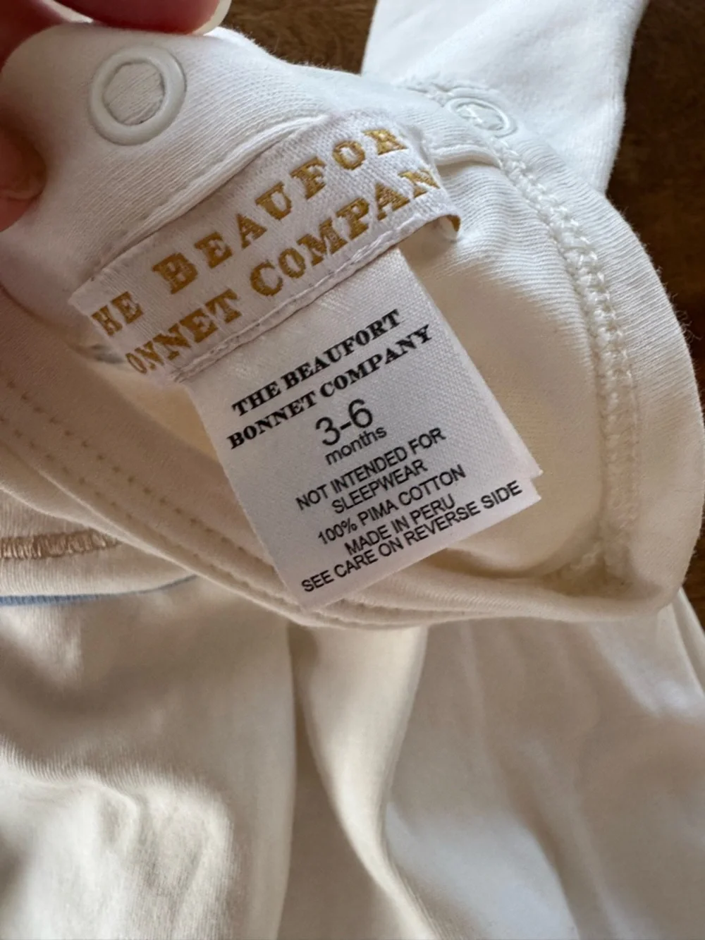 The Beaufort Bonnet Company Cream Baby boy Romper